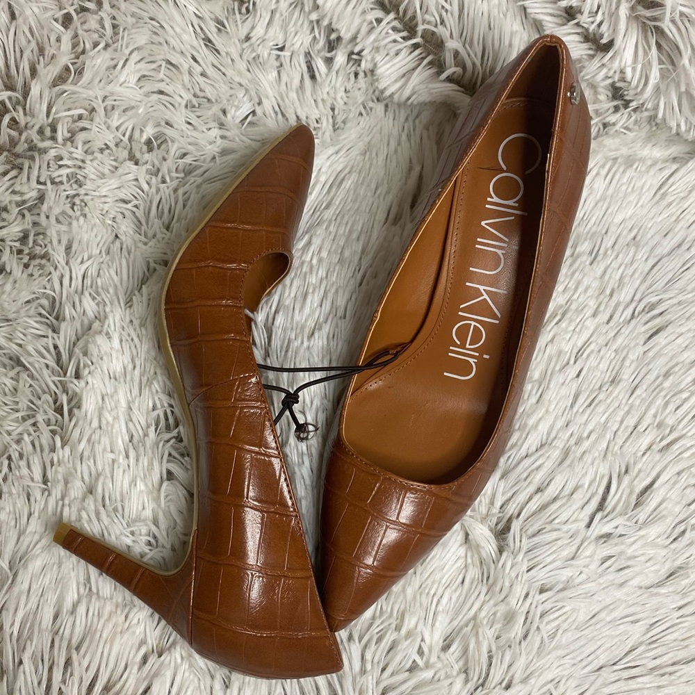 Brown Calvin Klein heels
